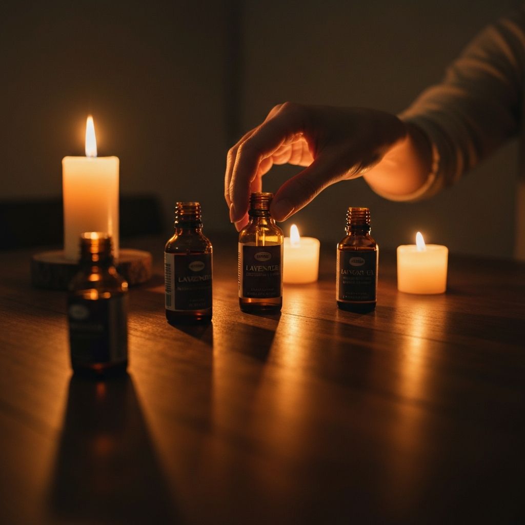 キャンドルとアロマの静かな空間 - 心が整う非日常の時間